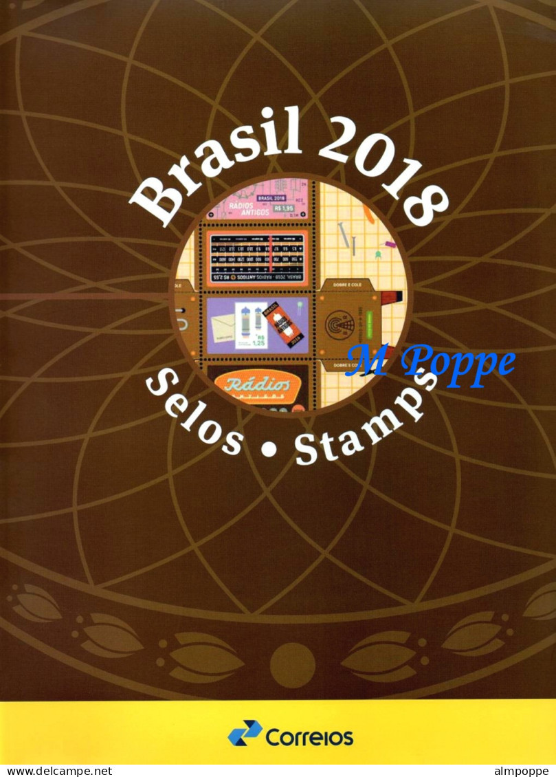 Ref. BR-Y2018-C BRAZIL 2018 - ALL STAMPS ISSUED,MADE BY POST OFFICE, MNH, . 62V - Komplette Jahrgänge