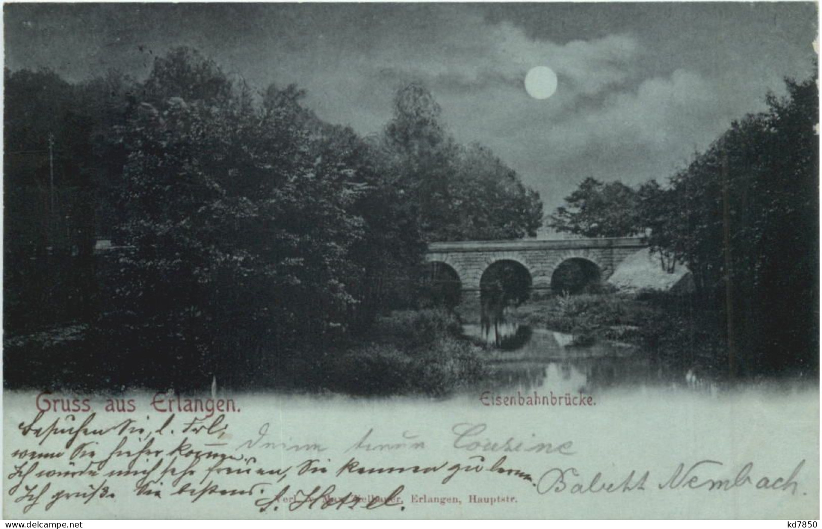 Gruss Aus Erlangen - Eisenbahnbrücke - Erlangen