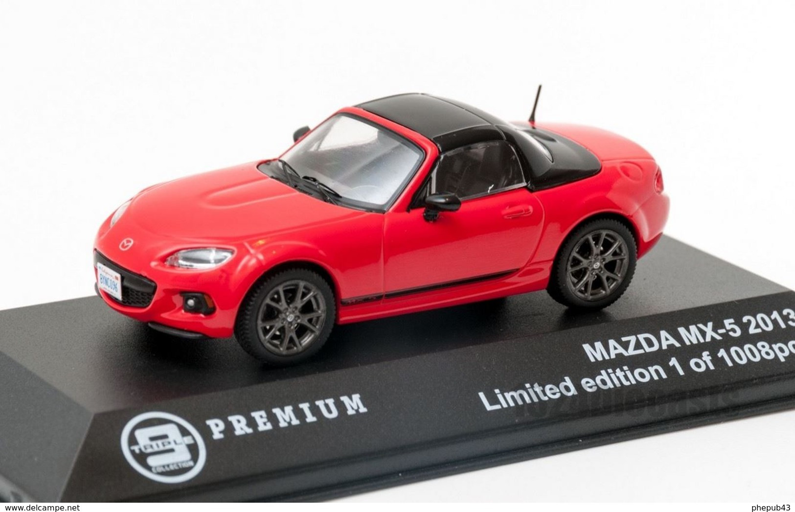 Mazda MX-5 - 2013 - Red & Black - Triple 9 - Autres & Non Classés