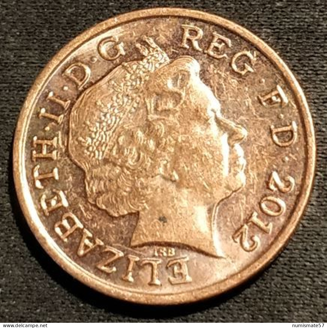 GRANDE BRETAGNE - 1 PENNY 2012 - Elizabeth II - 4e Portrait - Blason Royal - KM 1107 - 1 Penny & 1 New Penny