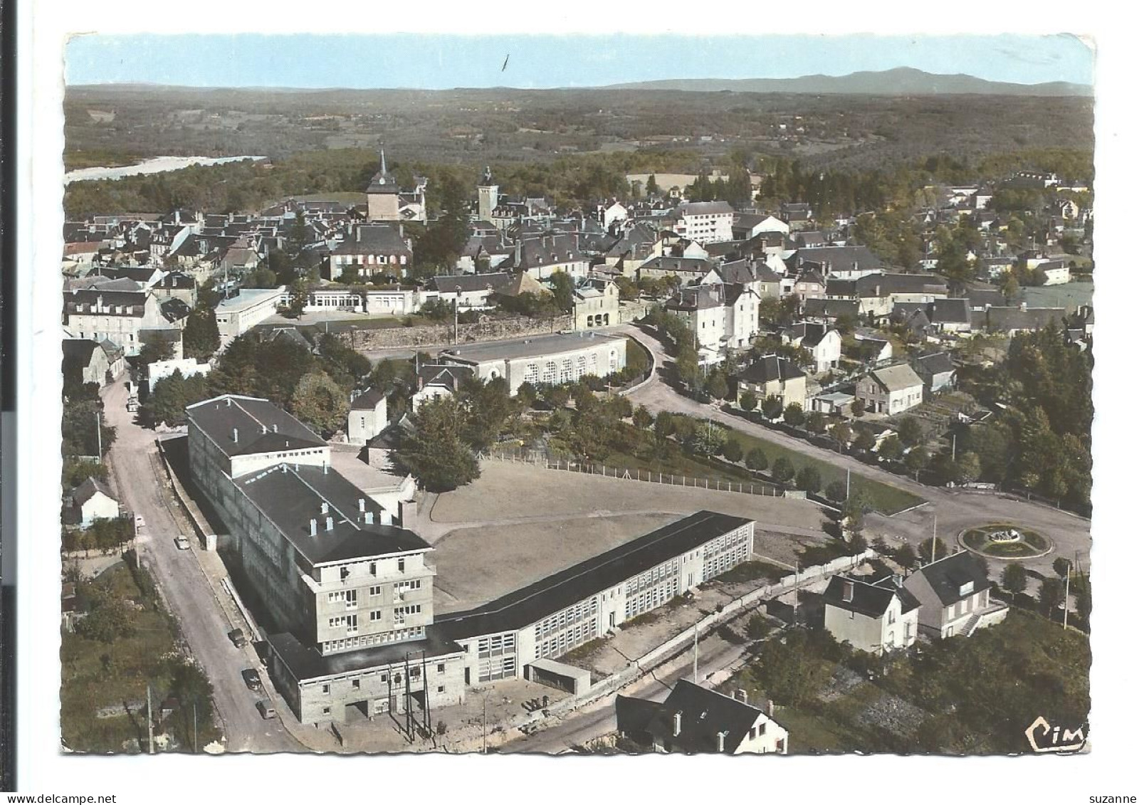 EGLETONS - Annexe Du Lycée Municipal - Vue Générale Aérienne Combier Cc 545-56 A - VENTE DIRECTE X - Egletons