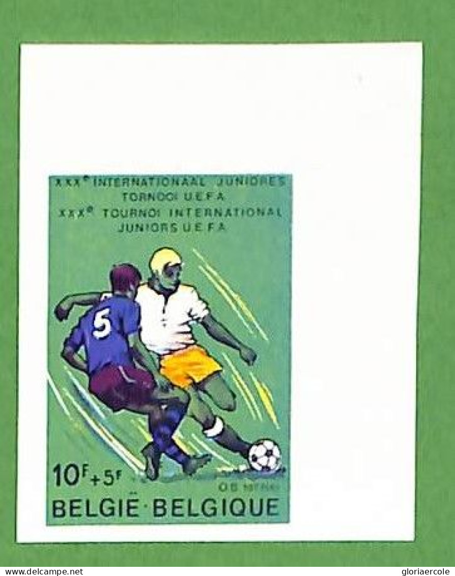 12338 - BELGIUM -  IMPERF STAMP  - FOOTBALL World Junior Championship 1977 - Unused Stamps