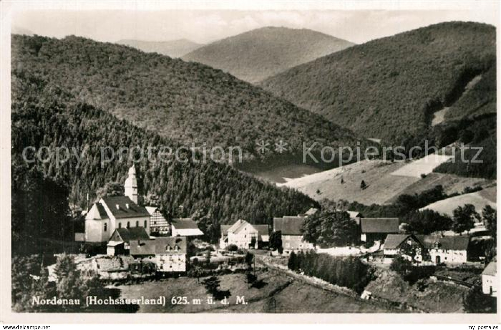 73544922 Nordenau Panorama Kirche Nordenau - Schmallenberg