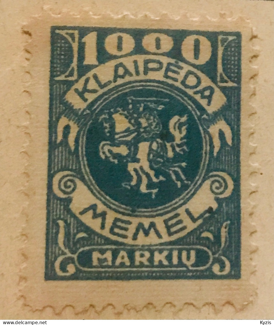 MEMEL - Armoiries Nationales - 1923 - Numéro Michel 150 - DÉFAUT - Unused Stamps