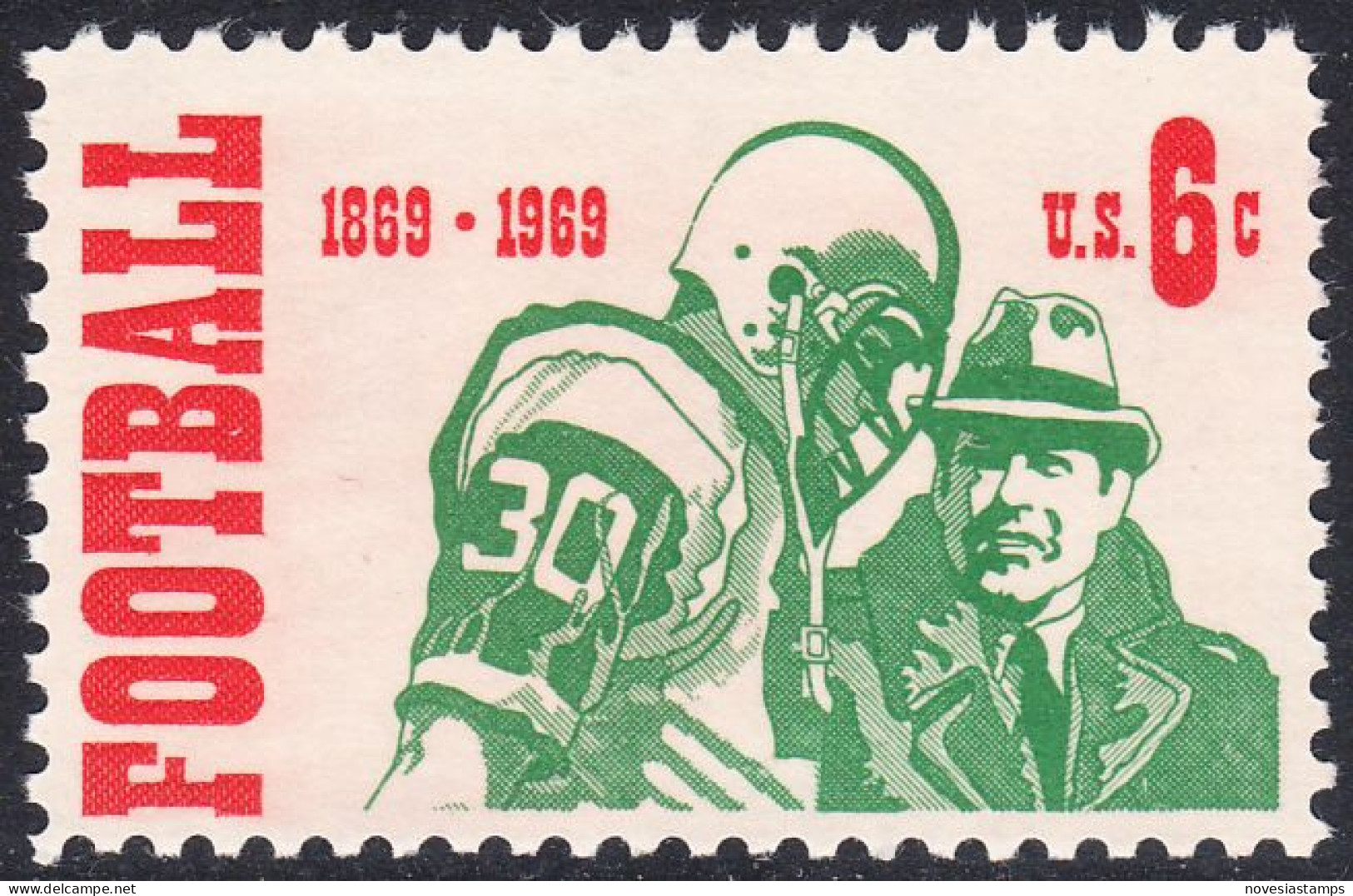 !a! USA Sc# 1382 MNH SINGLE (a2) - Intercollegiate Football - Ungebraucht