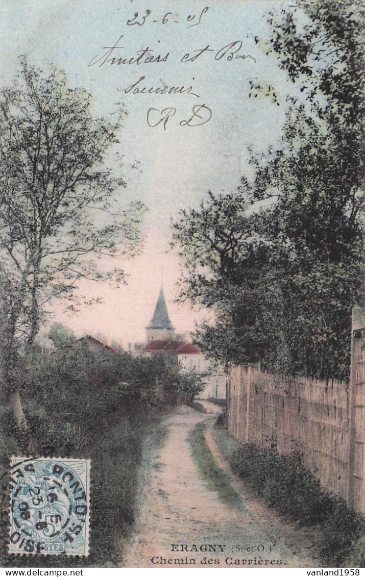 ERAGNY-chemin Des Carrières (colorisée) - Eragny