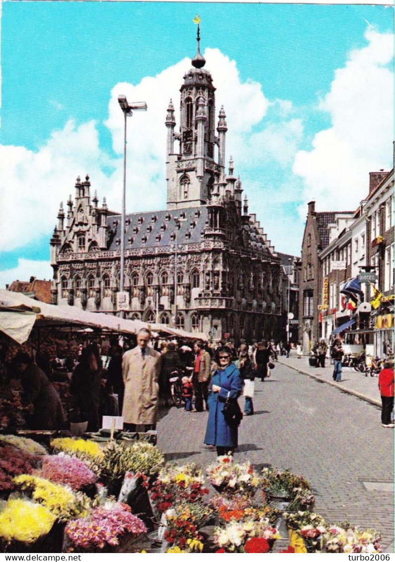 1970 / 1980 Middelburg Kuyperspoort, Gemeentehuis, Molen Etc. 7 X In Kleur Blanco / 2 X Gelopen Met Zegel - Middelburg