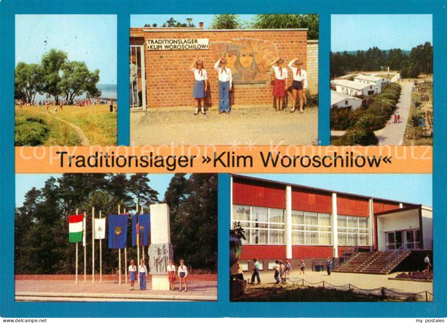 73544807 Templin Traditionslager Klim Woroschilow Pionierorganisation Ernst Thae - Templin