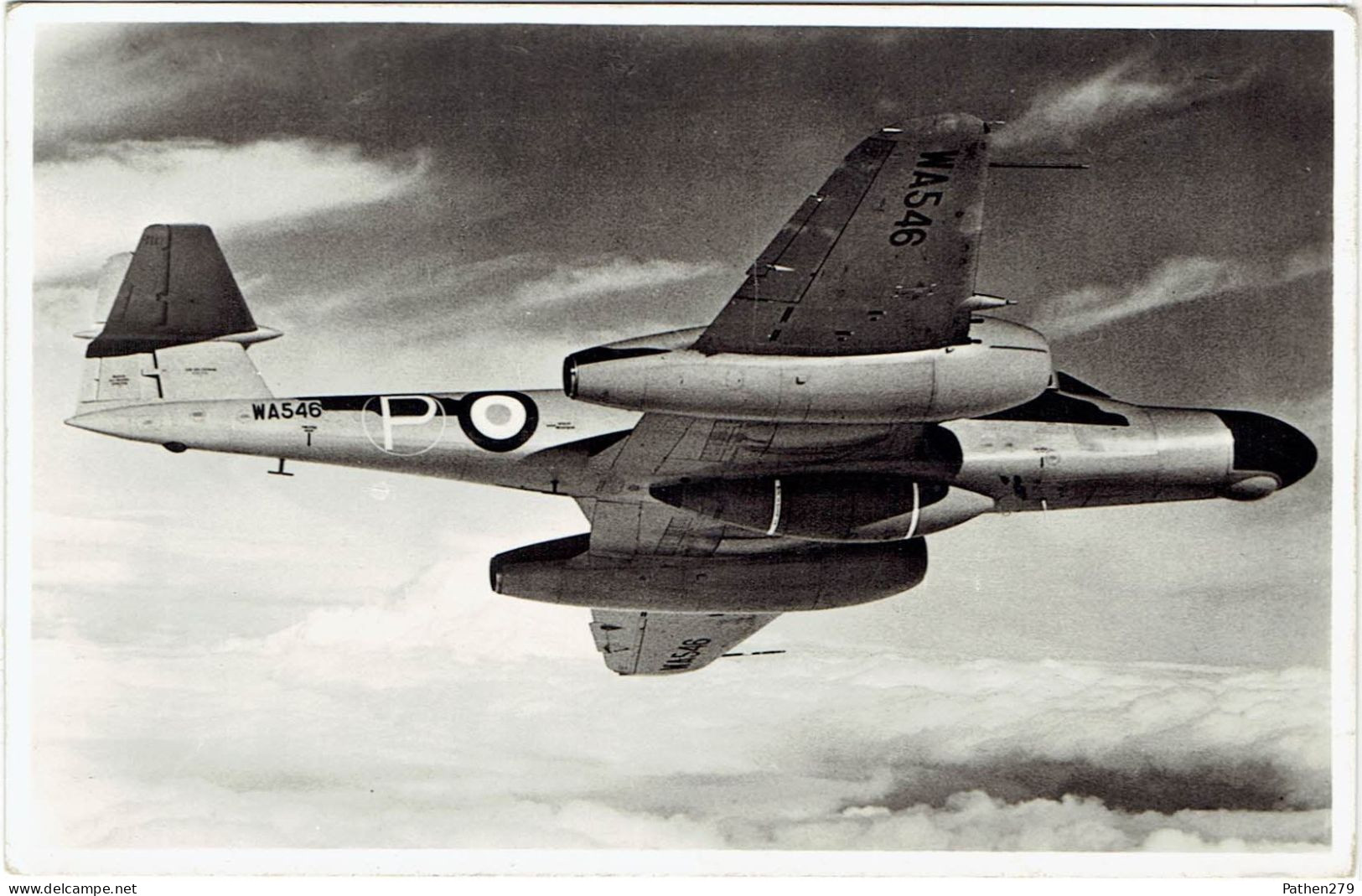 ROYAUME-UNI THEMES TRANSPORTS AERONAUTIQUE - Gloster "Meteor" N.F. 11 - 1946-....: Era Moderna