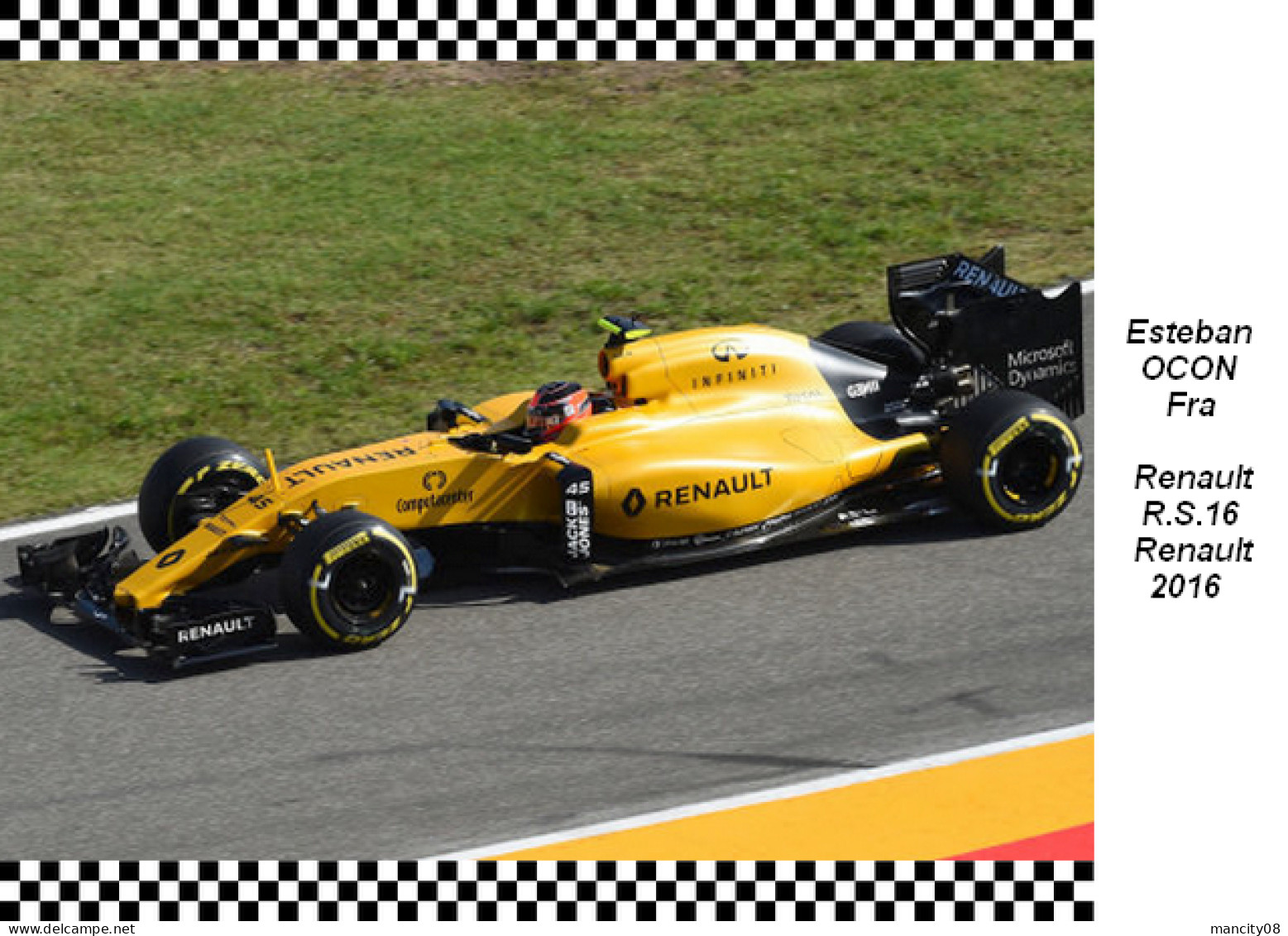 Esteban  Ocon  Renault  R.S.16   2016 - Grand Prix / F1