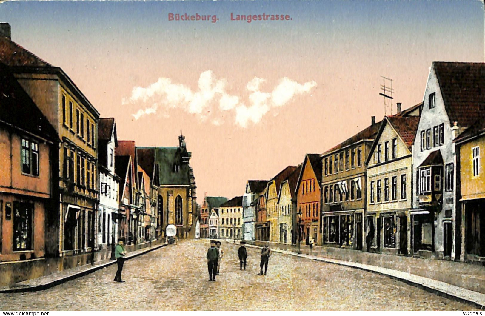 Allemagne - Basse-Saxe - Bückeburg - Langestrasse - Bückeburg