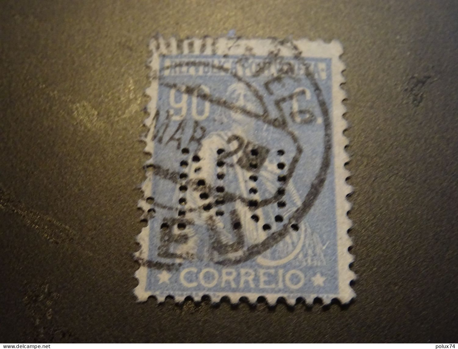 PORTUGAL   Perforé   .U.N. -1917-24 - Used Stamps