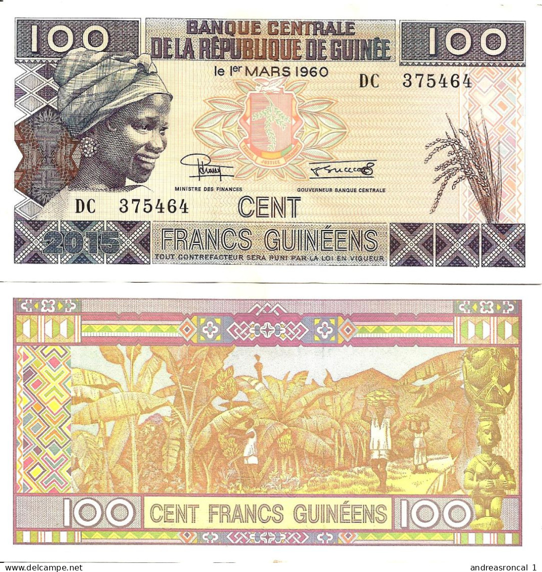 Guinea 100 Francs 2015 P-47A UNC - Guinee