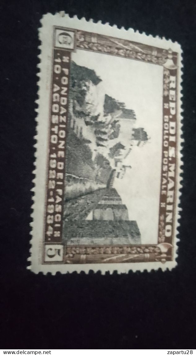 SAN MARİNO -1930-50    5 CENT   DAMGASIZ - Neufs