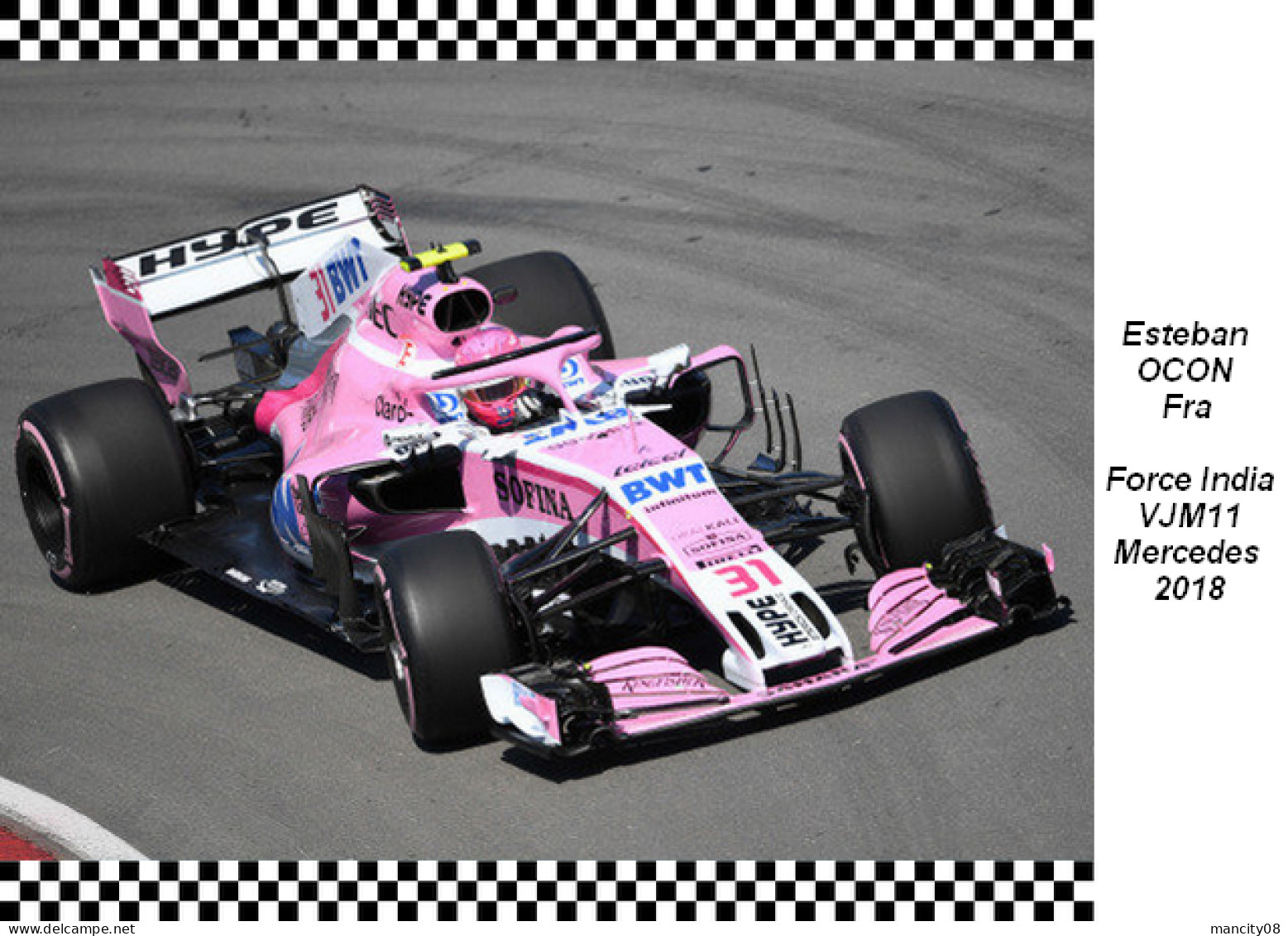 Esteban  Ocon  Force India  VJM11   2018 - Grand Prix / F1