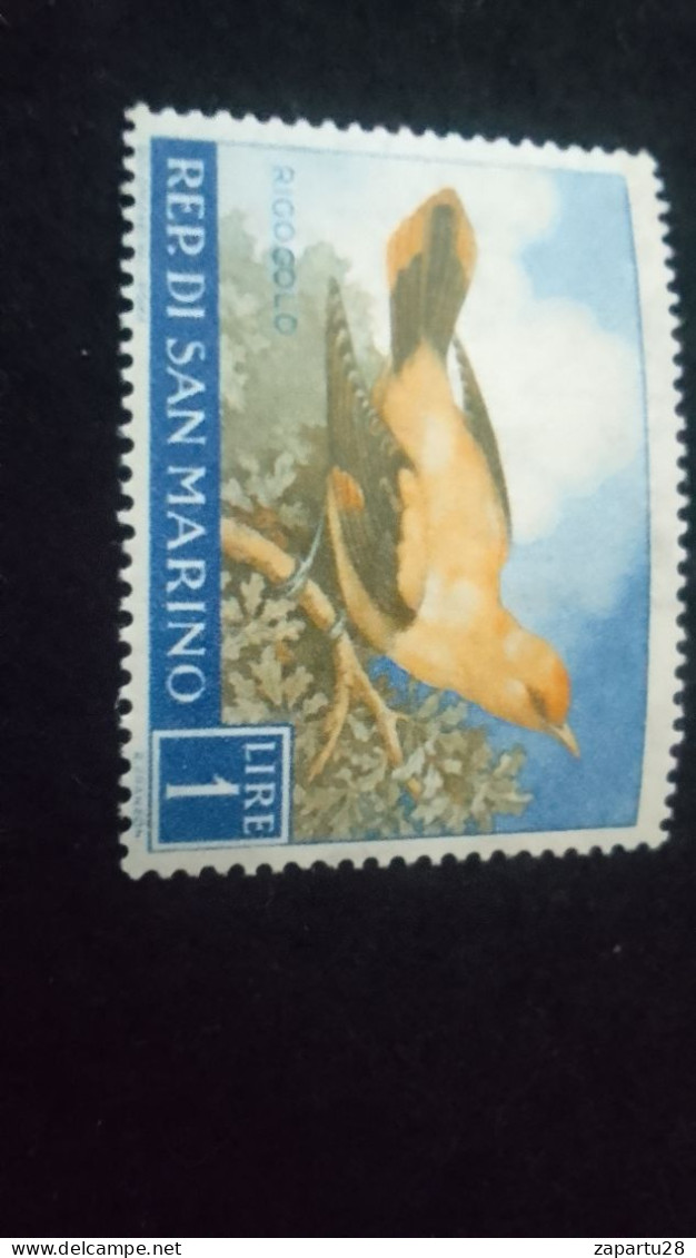 SAN MARİNO -1960-70    1 LİRE   DAMGASIZ - Unused Stamps