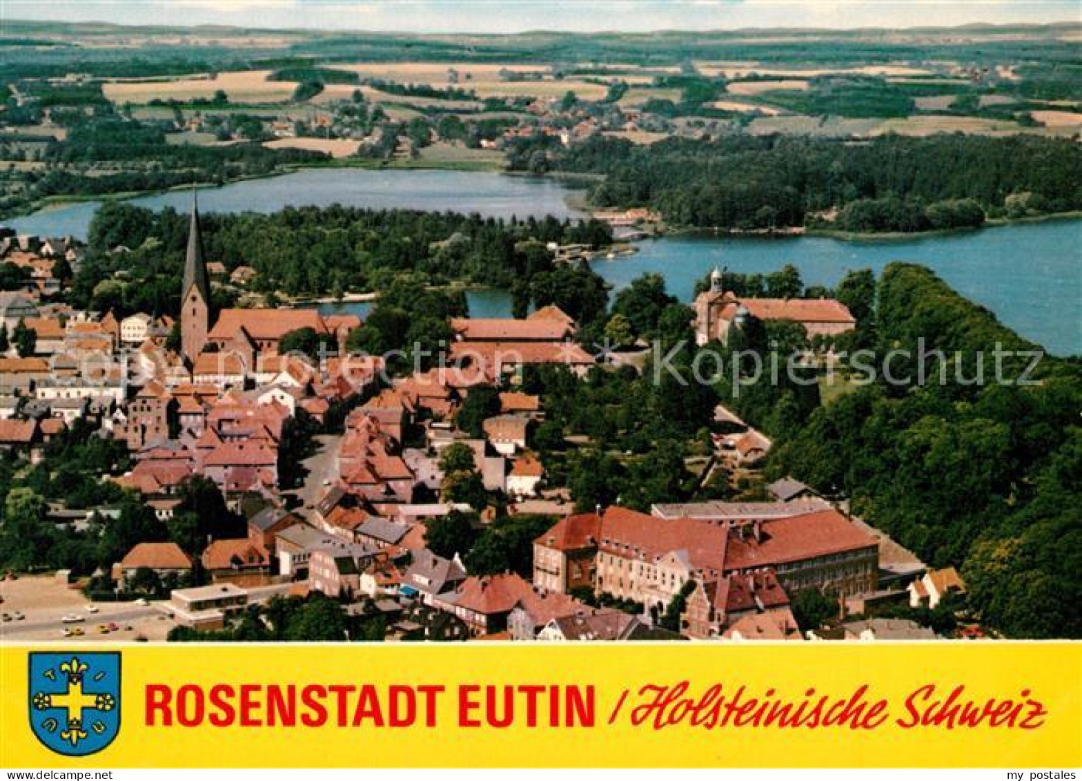 73544513 Eutin Fliegeraufnahme Rosenstadt Eutin - Eutin