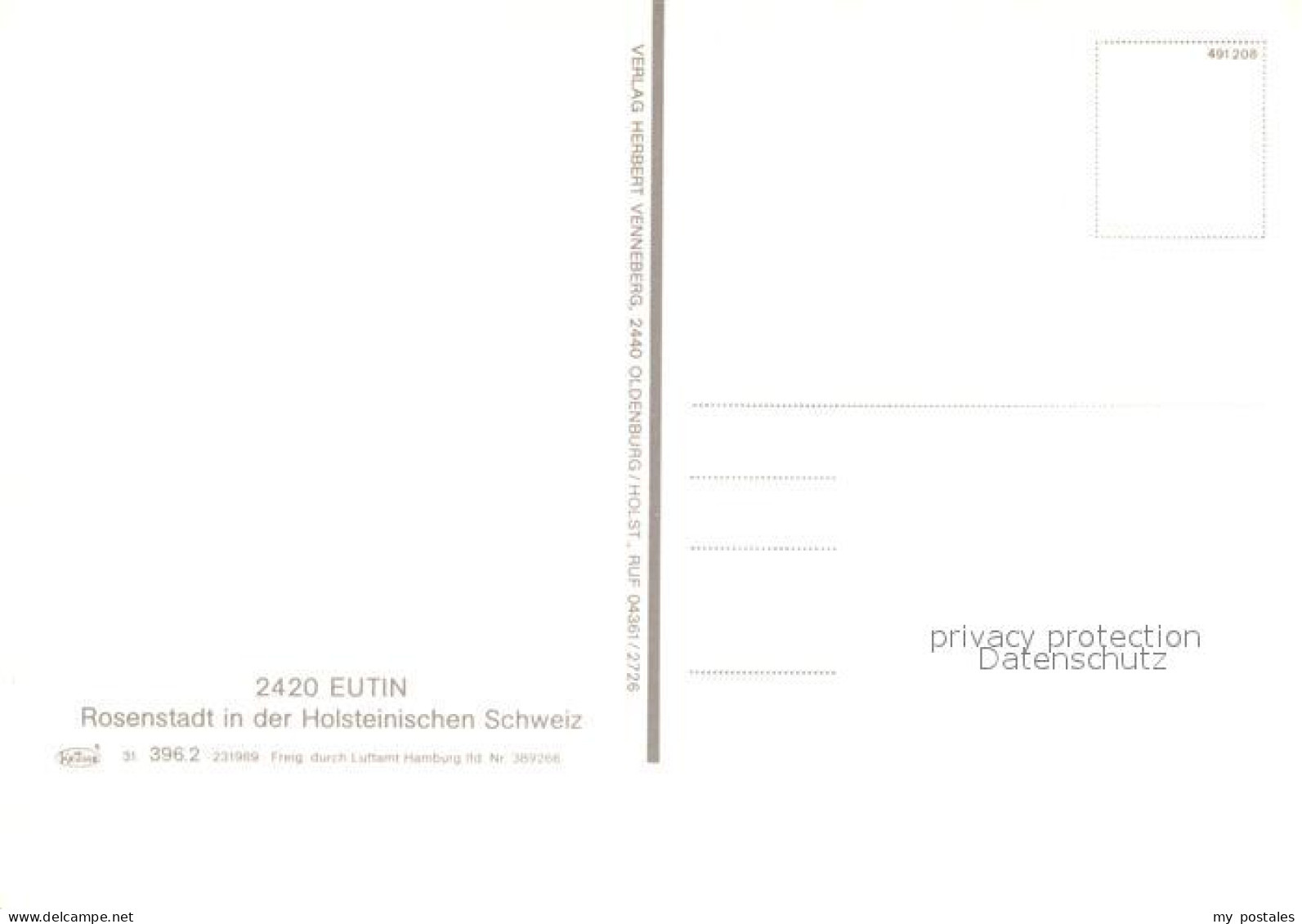 73544512 Eutin Fliegeraufnahme Rosenstadt Eutin - Eutin
