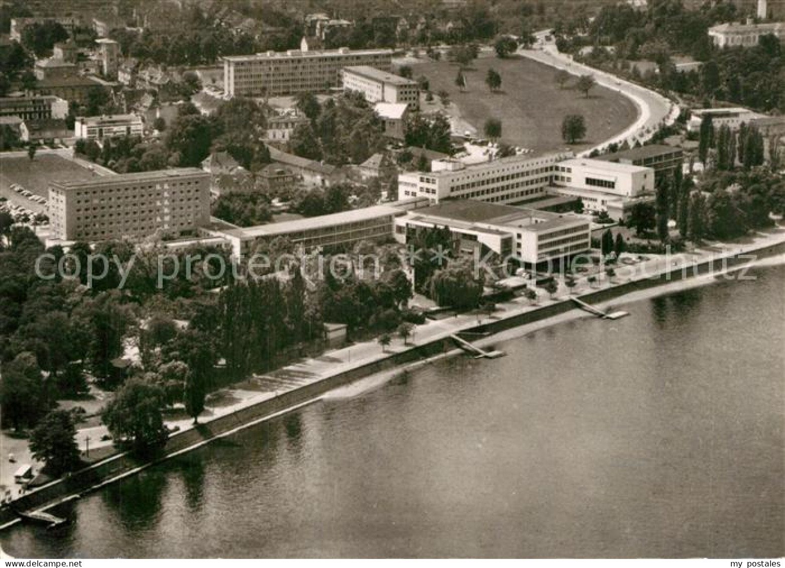 73544459 Bonn Rhein Fliegeraufnahme Rhein Bundeshaus Bonn Rhein - Bonn