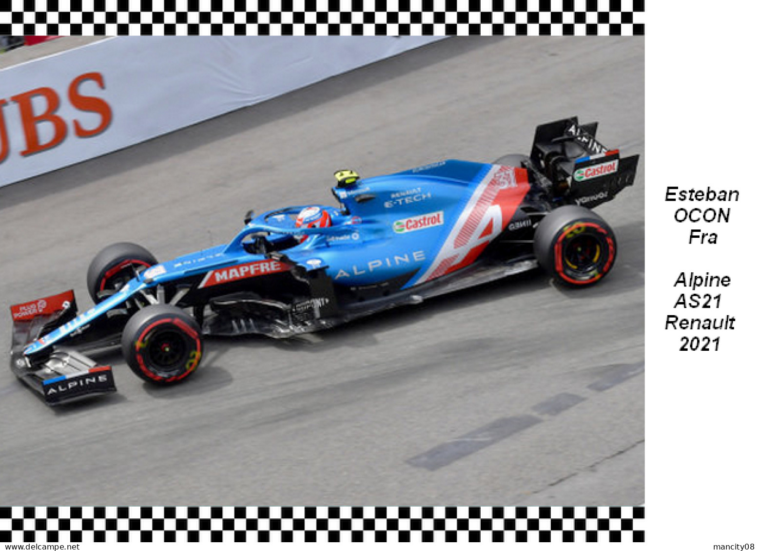 Esteban  Ocon  Alpine  A.S.21   2021 - Grand Prix / F1