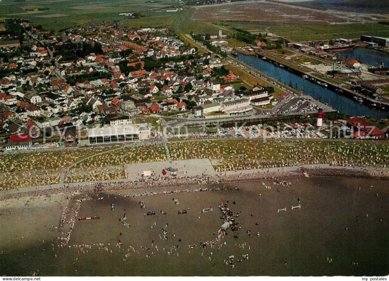 73544427 Buesum Nordseebad Fliegeraufnahme Buesum Nordseebad - Büsum