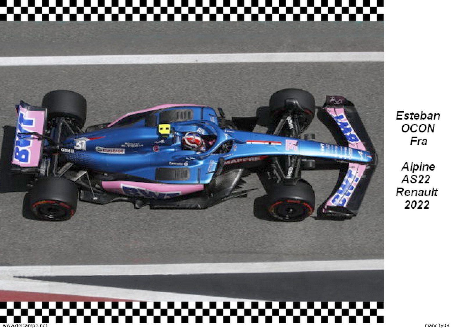 Esteban  Ocon  Alpine  AS22   2022 - Grand Prix / F1