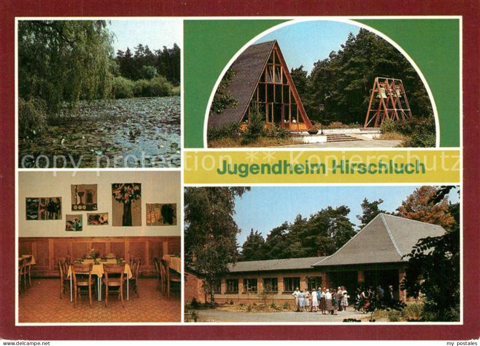 73544276 Storkow Mark Jugendheim Hirschluch Weiher Kapelle Speiseraum Haus Der B - Storkow