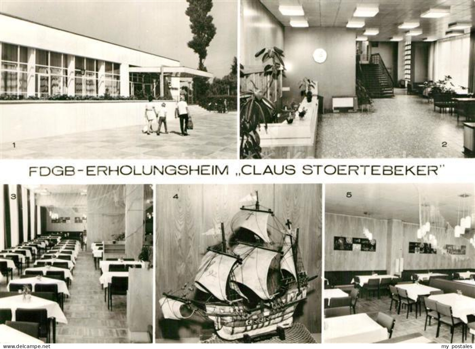 73544174 Zingst Ostseebad FDGB Erholungsheim Claus Stoertebeker Empfang Speisesa - Zingst