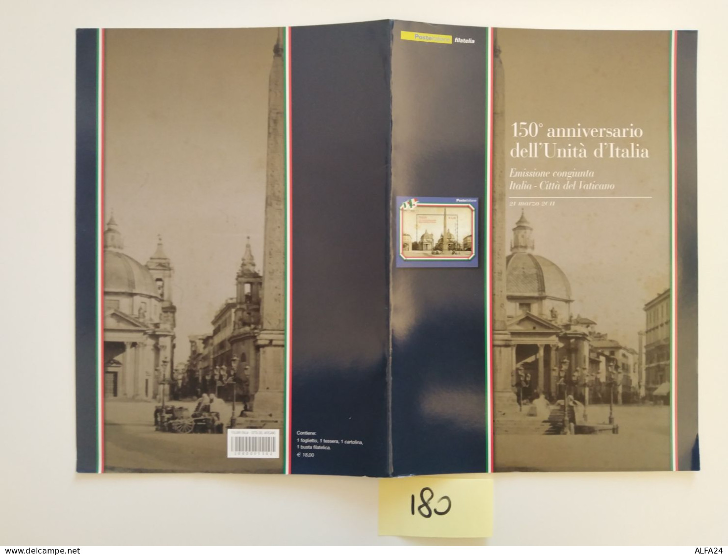 FOLDER 150 ANN UNITA ITALIA FACCIALE 18 (FLD180 - Pochettes