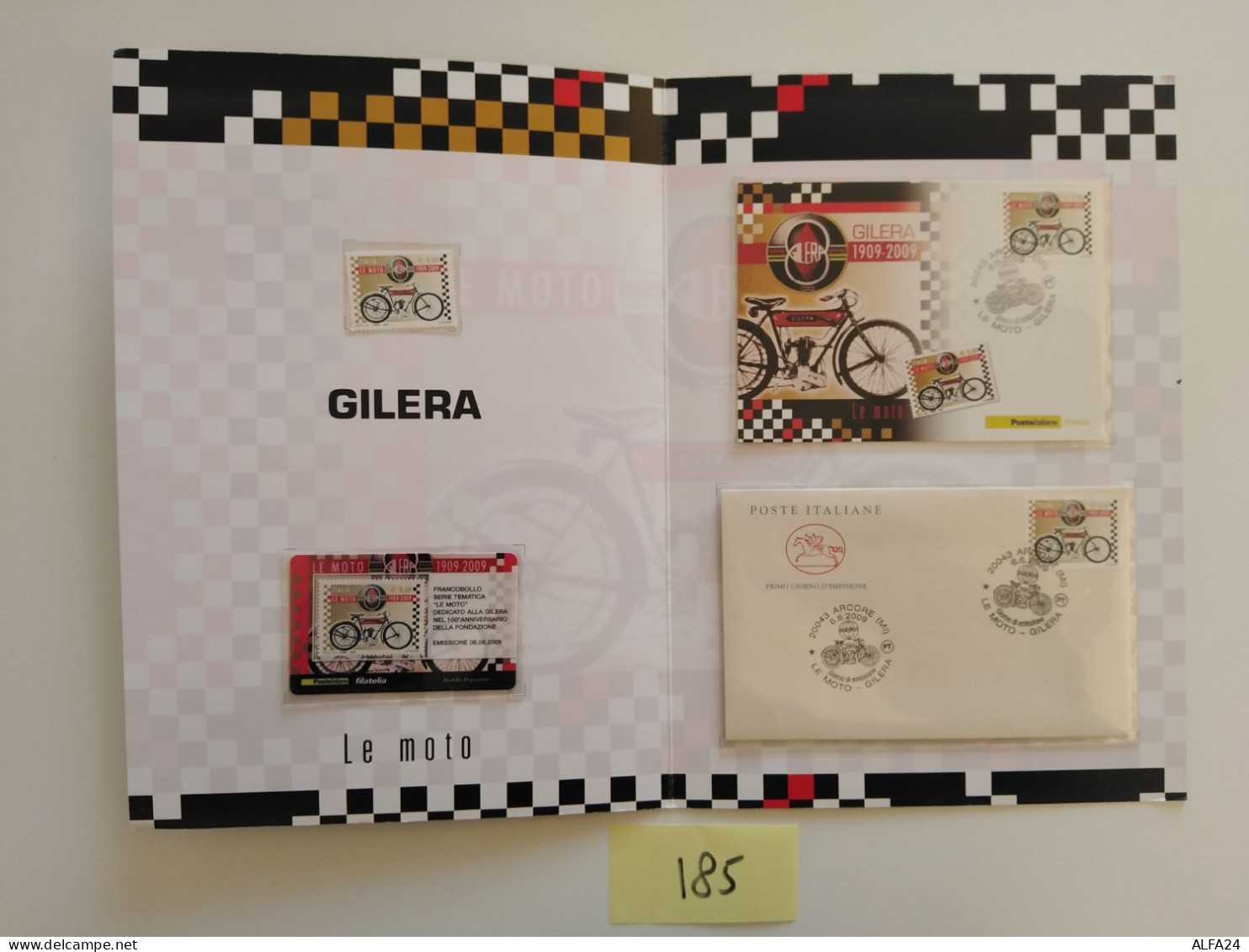 FOLDER GILERA FACCIALE 10 (FLD185 - Presentation Packs