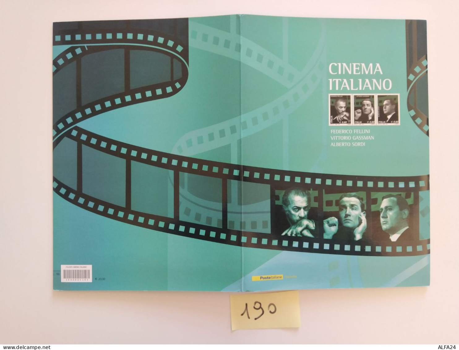 FOLDER CINEMA ITALIANO FACCIALE 20 (FLD190 - Paquetes De Presentación