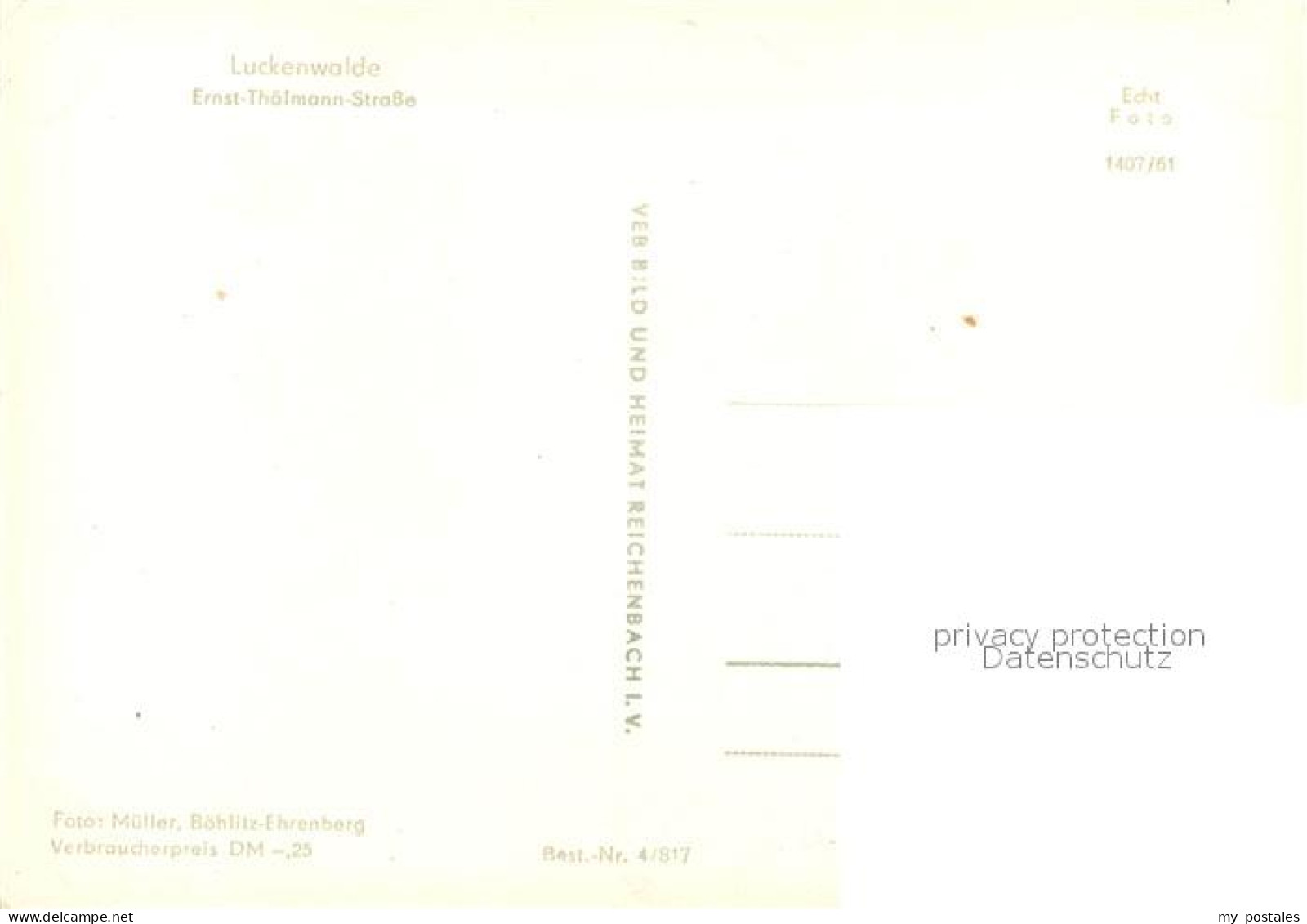 73544160 Luckenwalde Ernst Thaelmann Strasse Luckenwalde - Luckenwalde