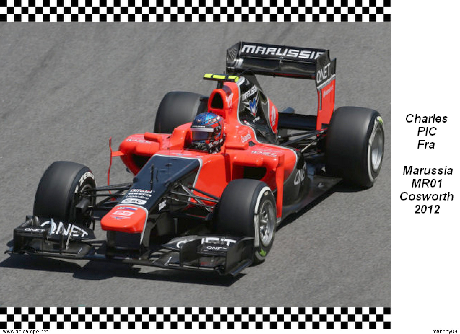 Charles  Pic  MARUSSIA  MR01   2012 - Grand Prix / F1