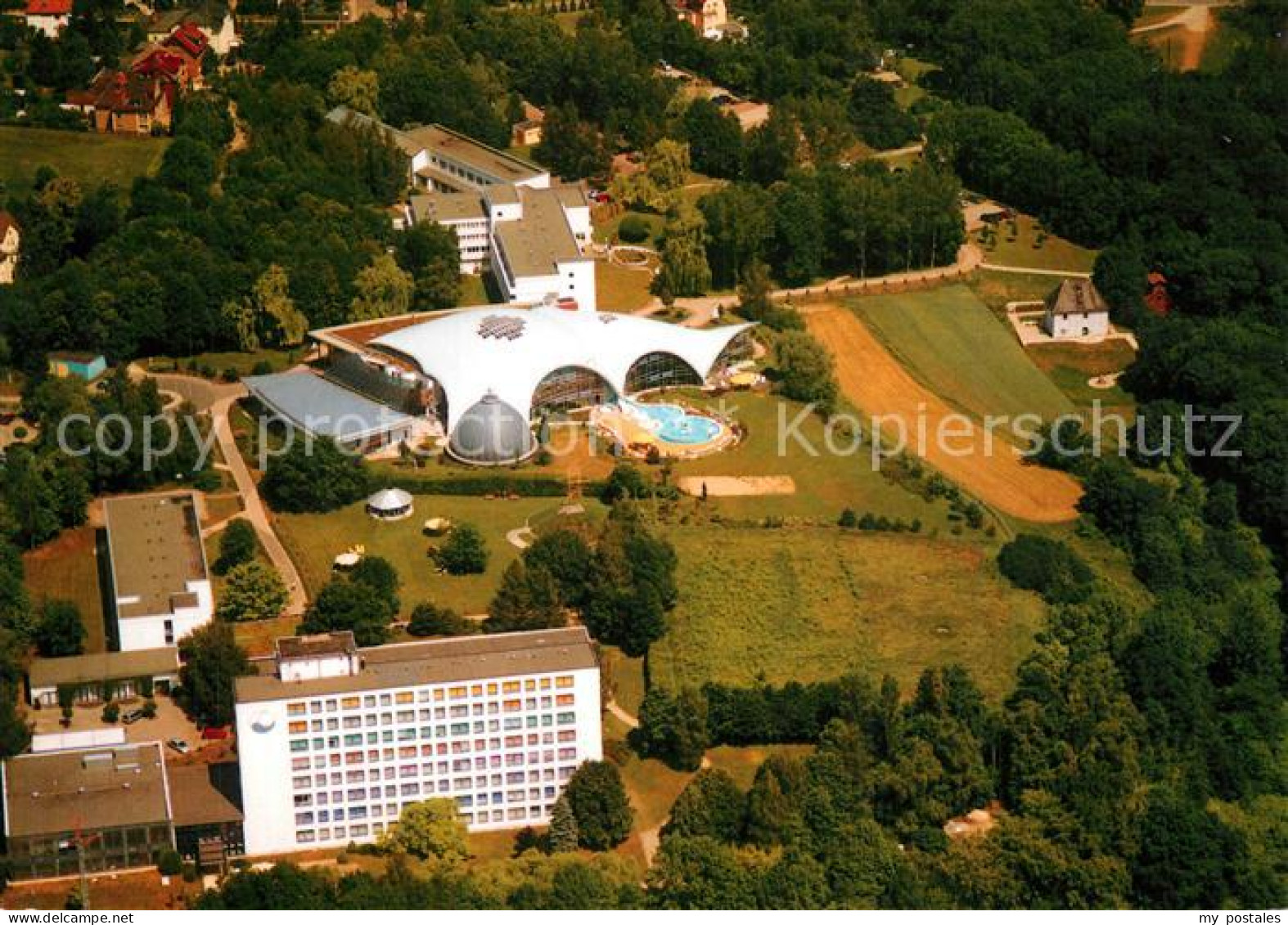 73544138 Bad Sulza Toskana Therme Hotel Goethe Gartenhaus Fliegeraufnahme Bad Su - Bad Sulza