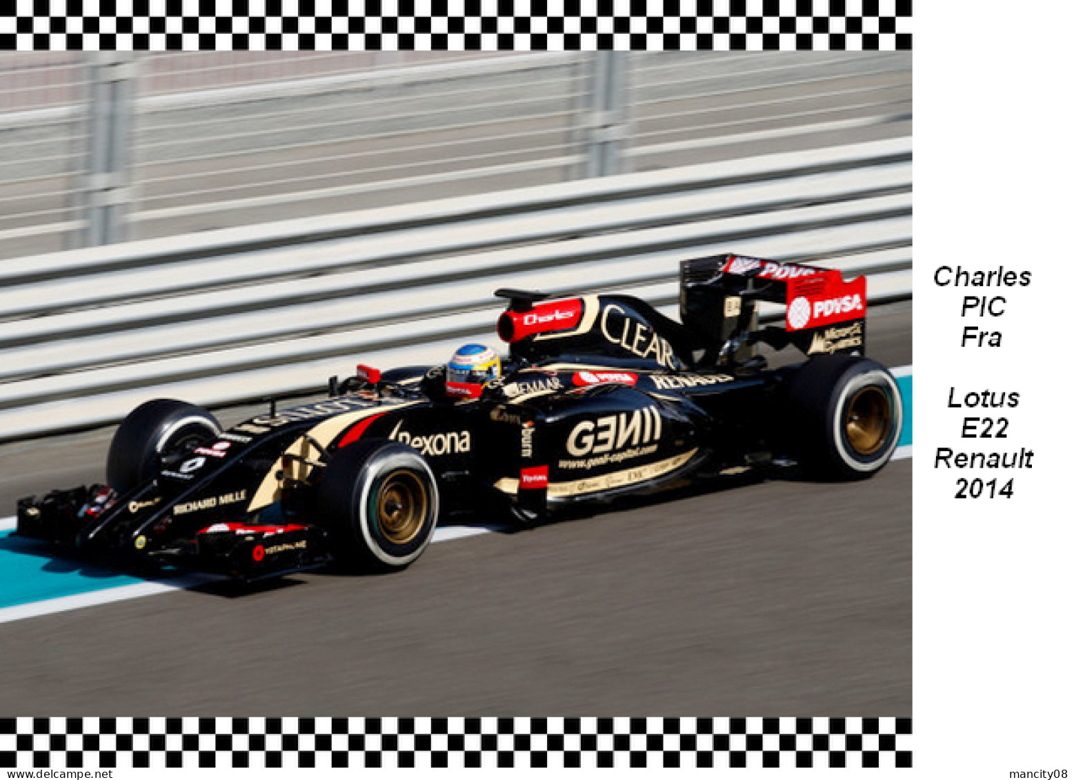 Charles  Pic  Lotus  E22   2014 - Grand Prix / F1