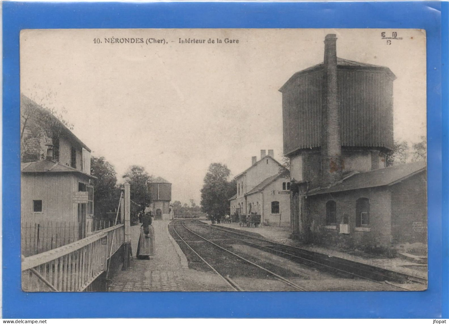 18 CHER - NERONDES Intérieur De La Gare - Nérondes