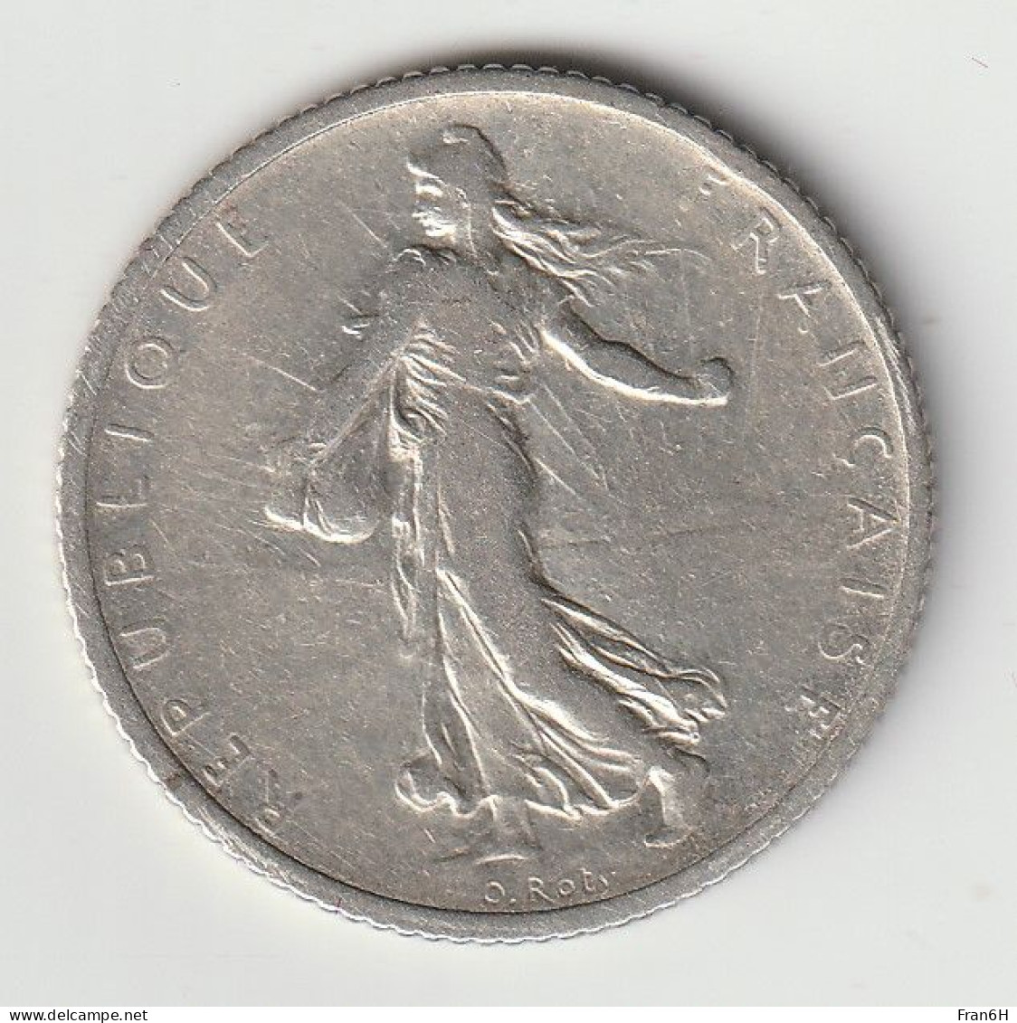 Semeuse 1 Franc Argent 1907 - Silver - - 1 Franc