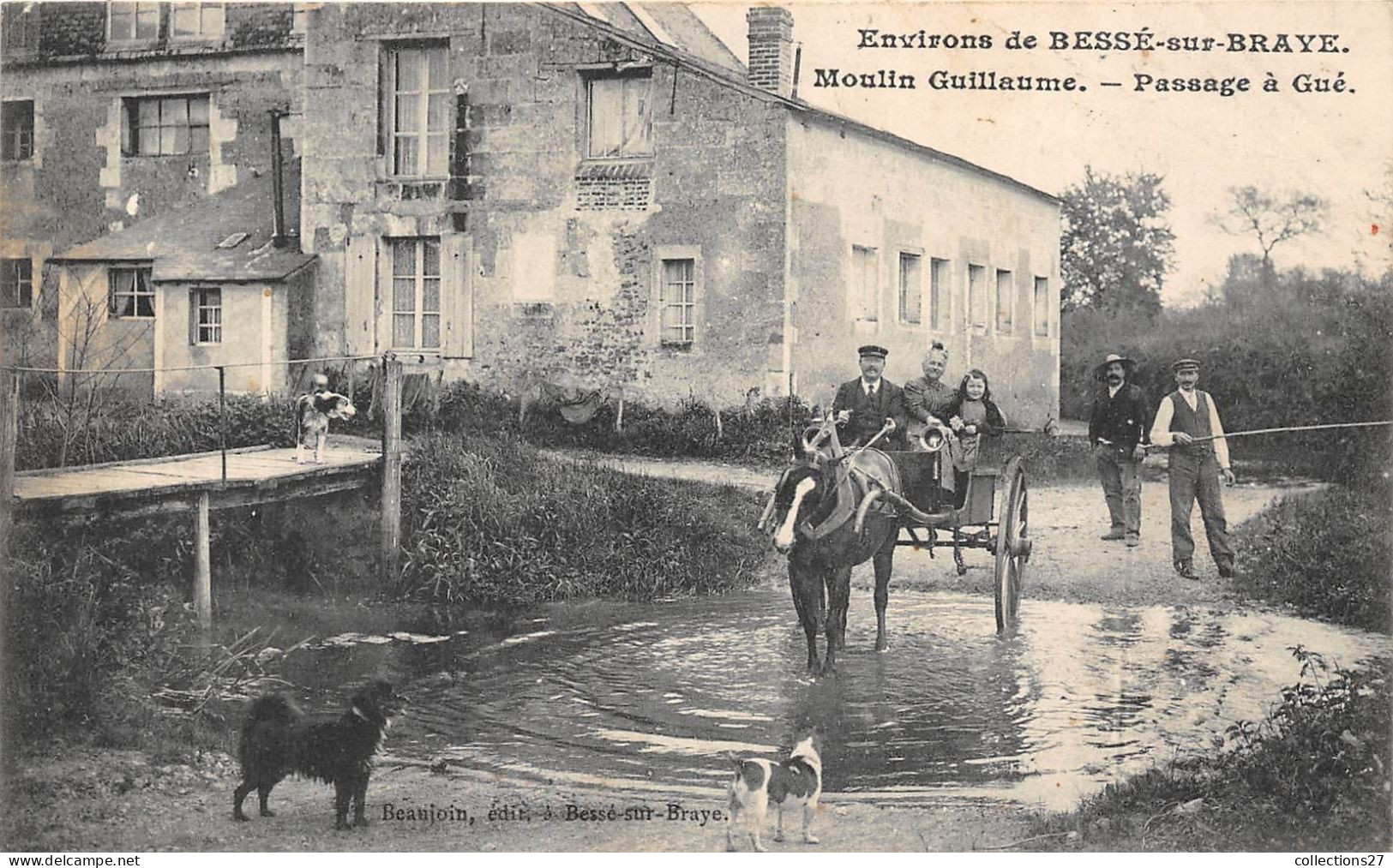 72-BESSE-SUR-BRAYE- ENVIRONS , MOULIN GUILLAUME PASSAGE A GUE - Sonstige & Ohne Zuordnung