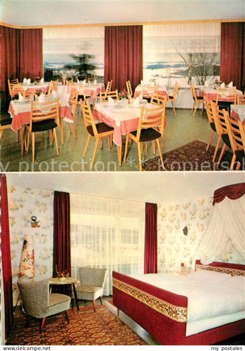 73543683 Kumreut Pensionshaus Bergschloessl Gastraum Zimmer Kumreut - Lobenstein