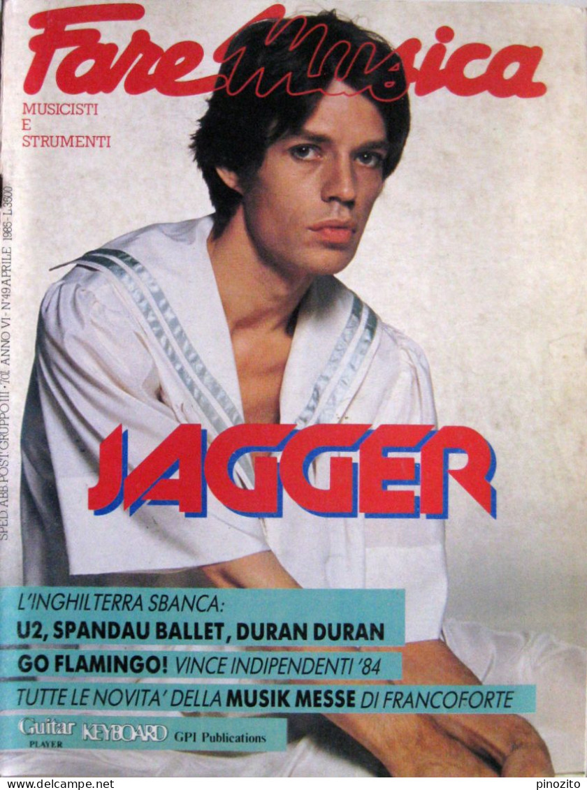 FAREMUSICA 49 1985 Mick Jagger U2 Spandau Ballet Duran Duran Kinks Jonas Hellborg - Musica
