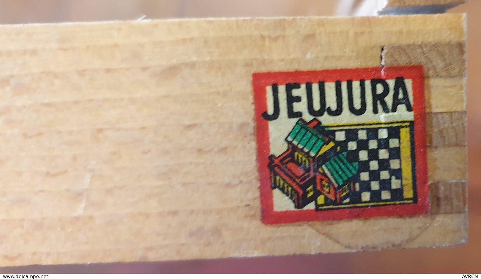 JEU NAIN JAUNE JEUJURA AVEC JETONS BOIS ET CARTES ANNEES 1960 - Andere & Zonder Classificatie