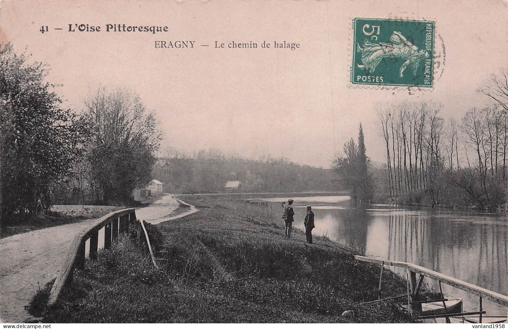 41 L'Oise Pittoresque- ERAGNY-le Chemin De Halage - Eragny