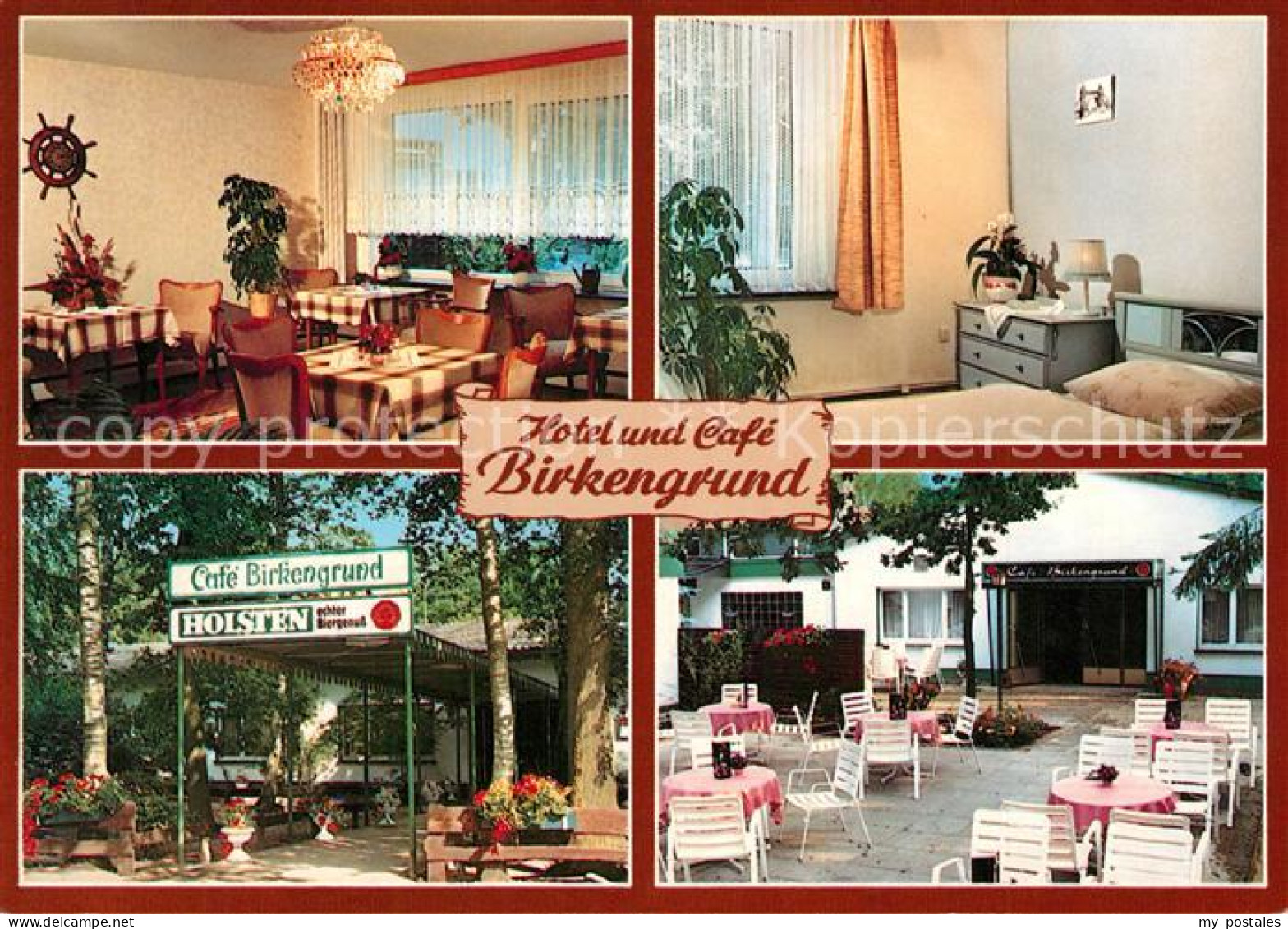 73543605 Bad Bramstedt Cafe Birkengrund Hotel Terrasse Zimmer Gaststube Bad Bram - Bad Bramstedt