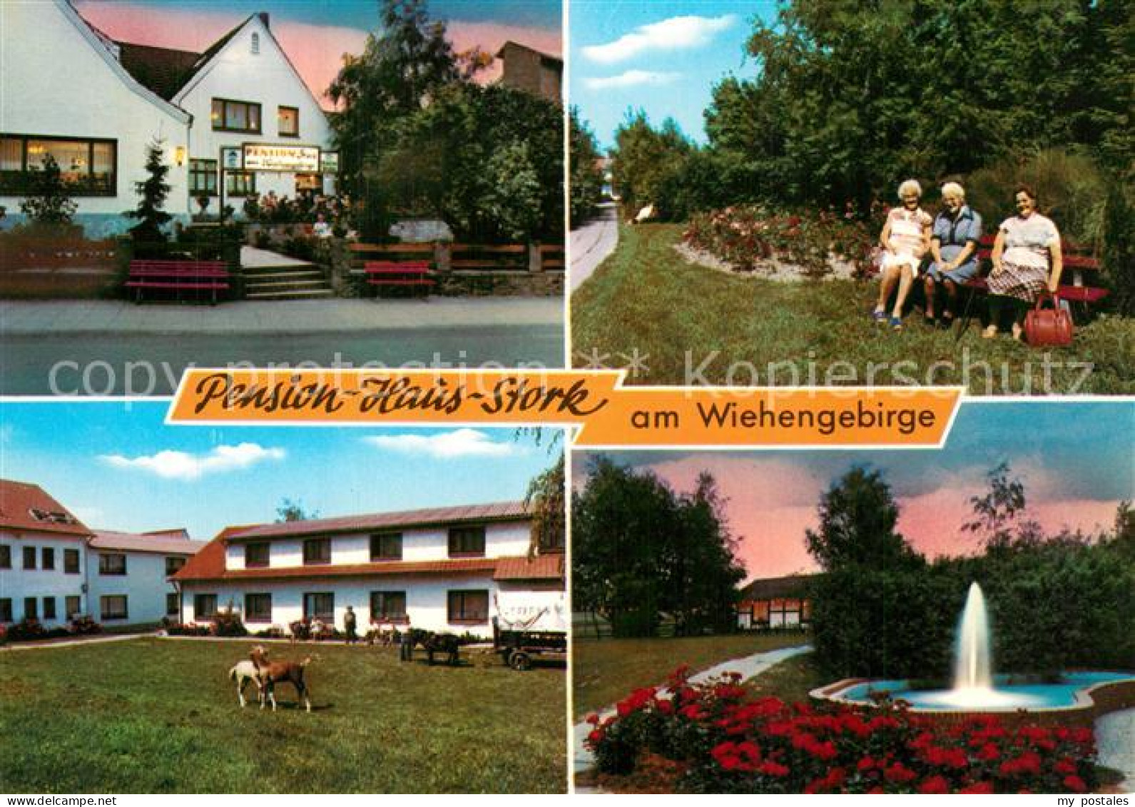 73543604 Bad Holzhausen Luebbecke Pension Haus Stork Park Brunnen Bad Holzhausen - Getmold