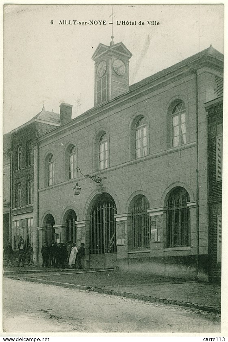 80 - B17670CPA - AILLY SUR NOYE - Hotel De Ville - Très Bon état - SOMME - Ailly Sur Noye