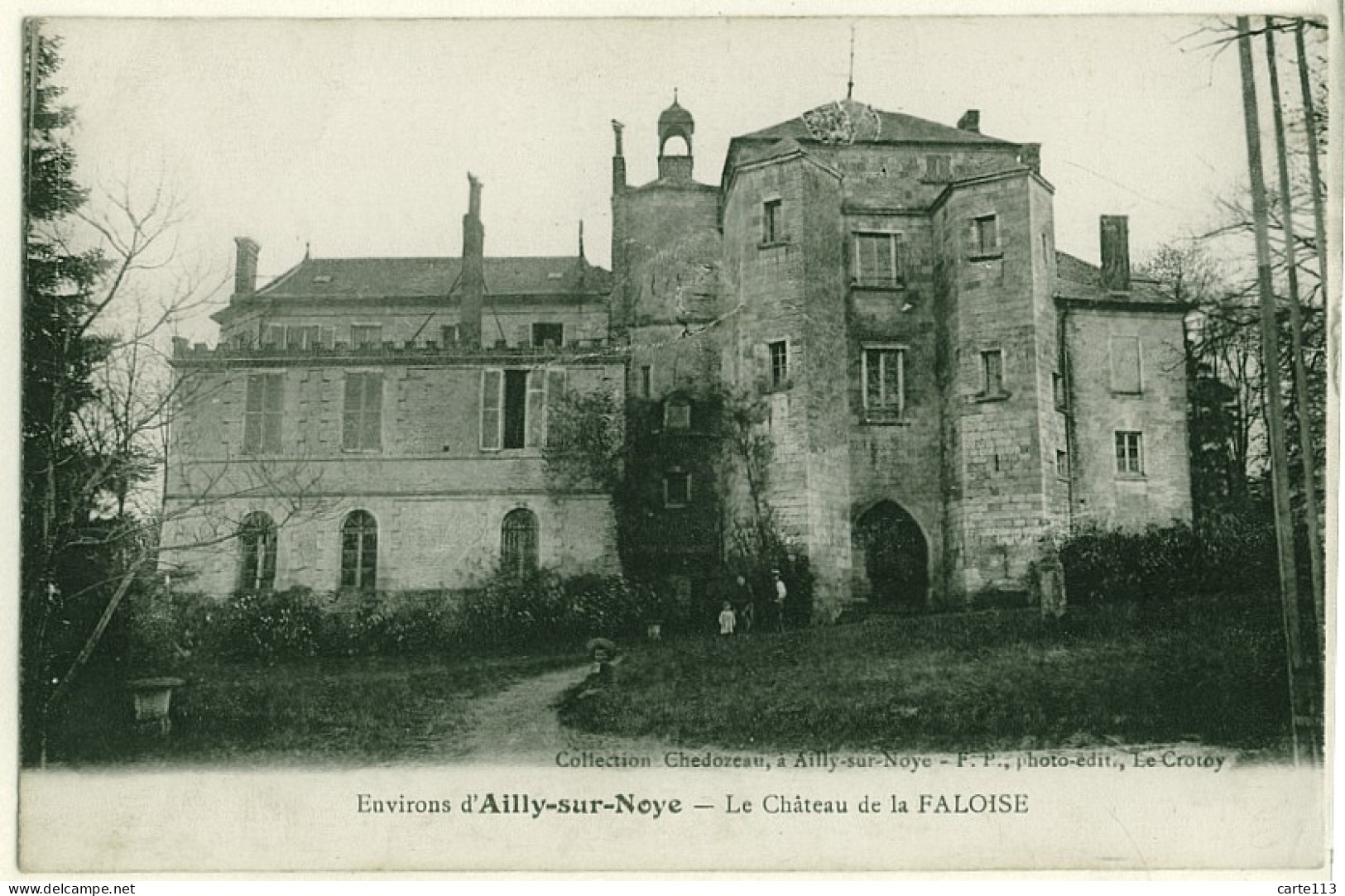 80 - B17671CPA - AILLY SUR NOYE - Le Chateau De La Faloise - Très Bon état - SOMME - Ailly Sur Noye