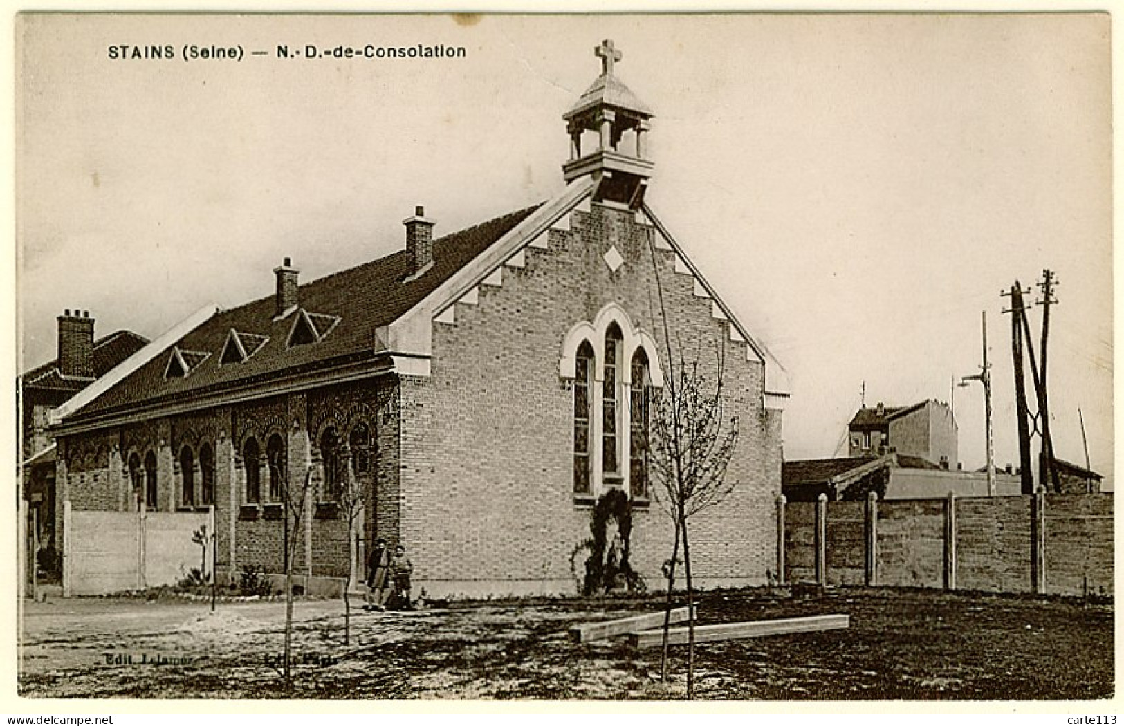 93 - B12811CPA - STAINS - Notre Dame De Consolation - Bon état - SEINE-SAINT-DENIS - Stains