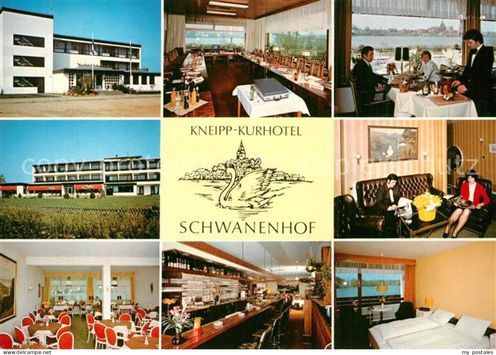 73543562 Moelln Lauenburg Kneipp Kurhotel Schwanenhof Gastraeume Theke Bar Moell - Moelln