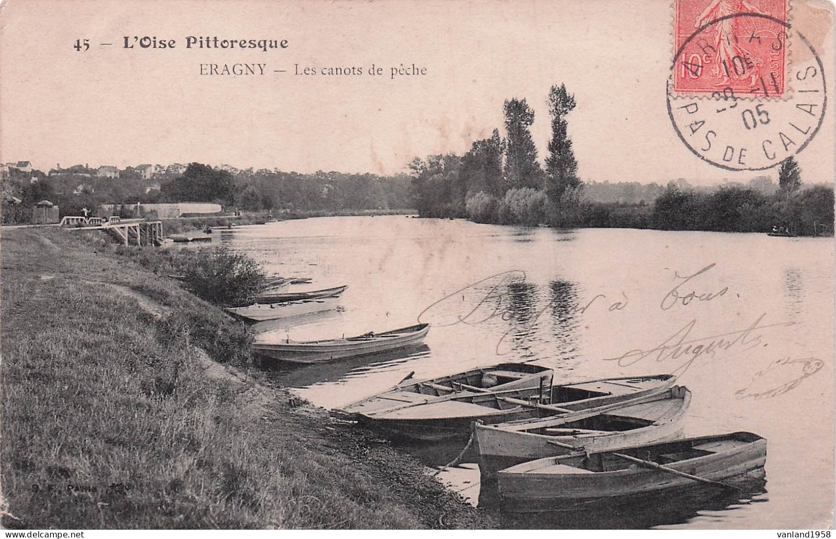 45-L'Oise Pittoresque- ERAGNY-les Canots De Pêche - Eragny