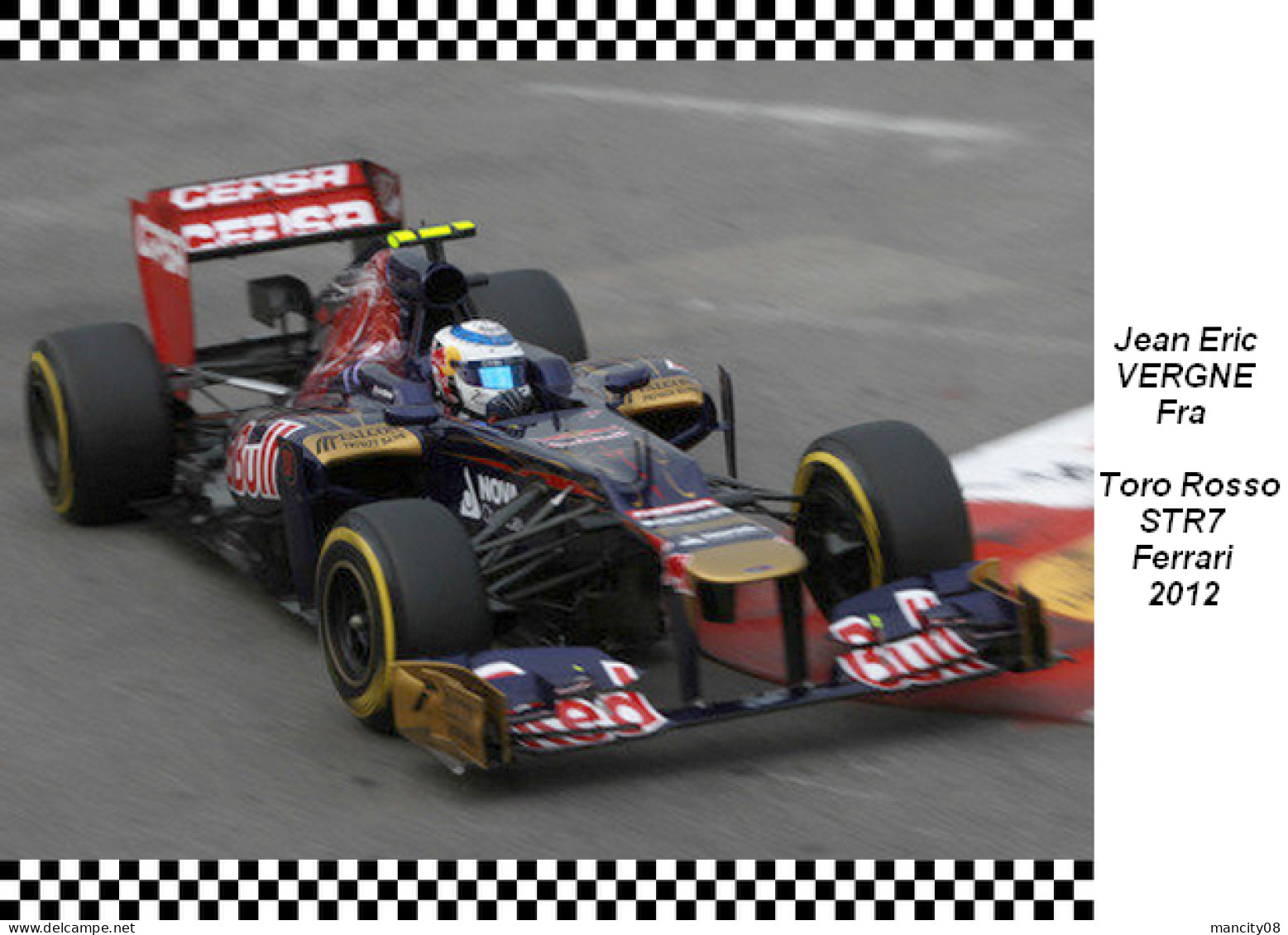 Jean Eric  Vergne  Toro Rosso  STR7   2012 - Grand Prix / F1
